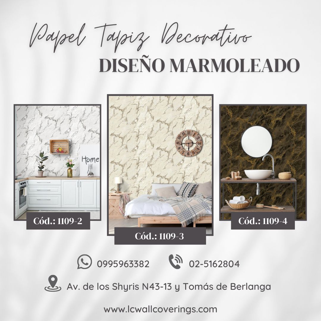 Papel Tapiz Marmoleado Moderno